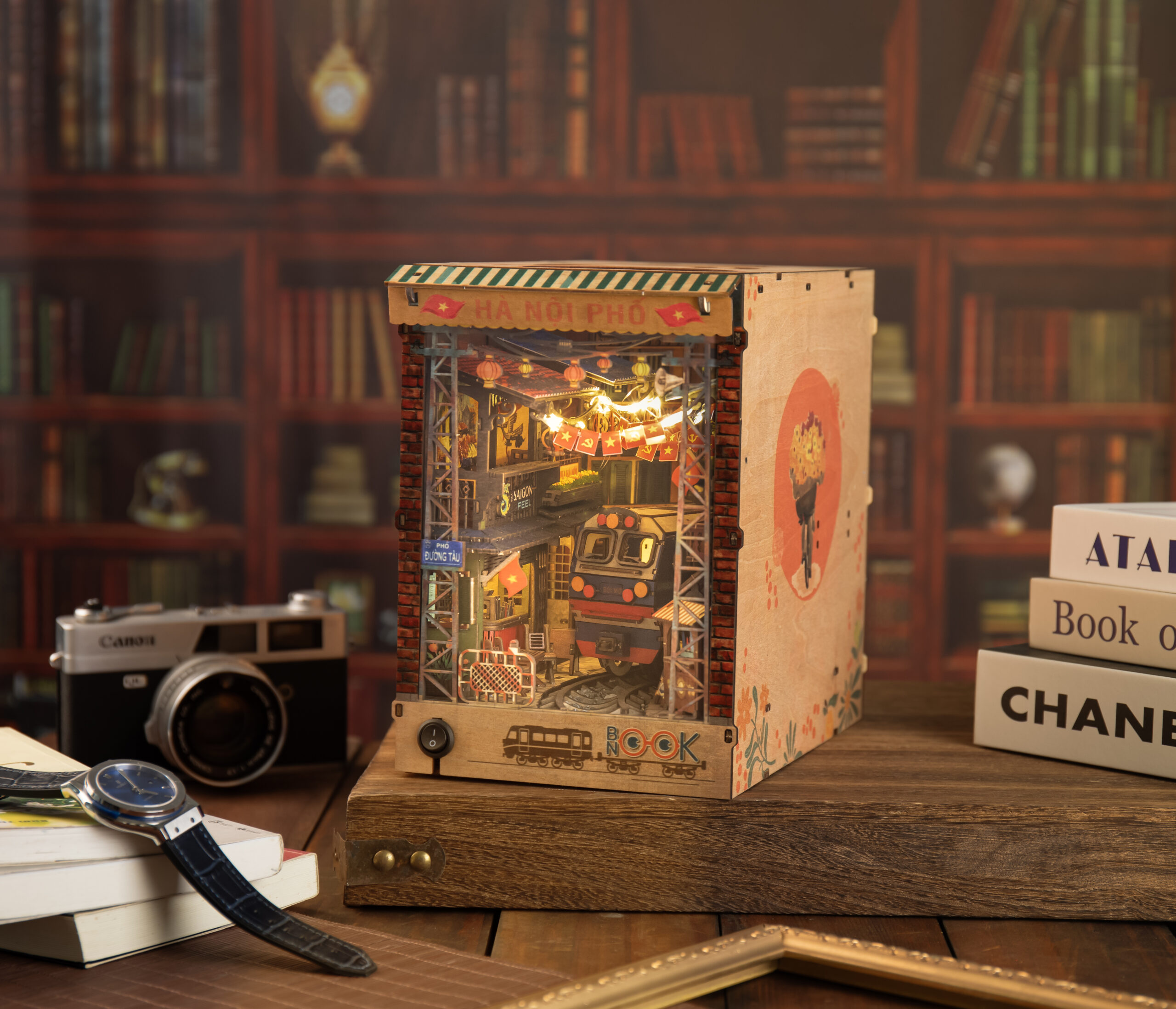 Train Street - Phố Đường Tàu | Tặng Búa + Keo - Hình ảnh 2