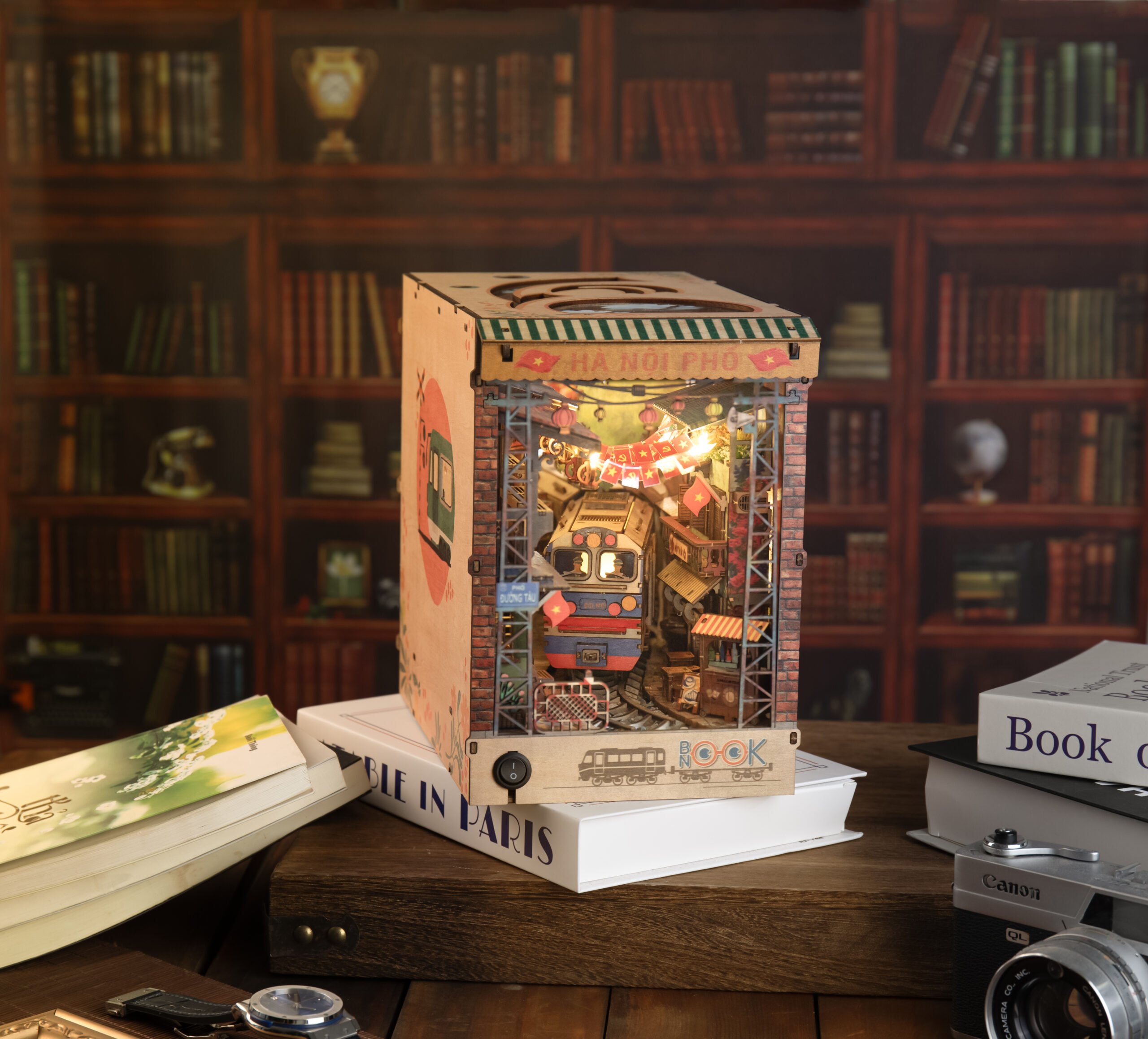 Train Street - Phố Đường Tàu | Tặng Búa + Keo - Hình ảnh 3